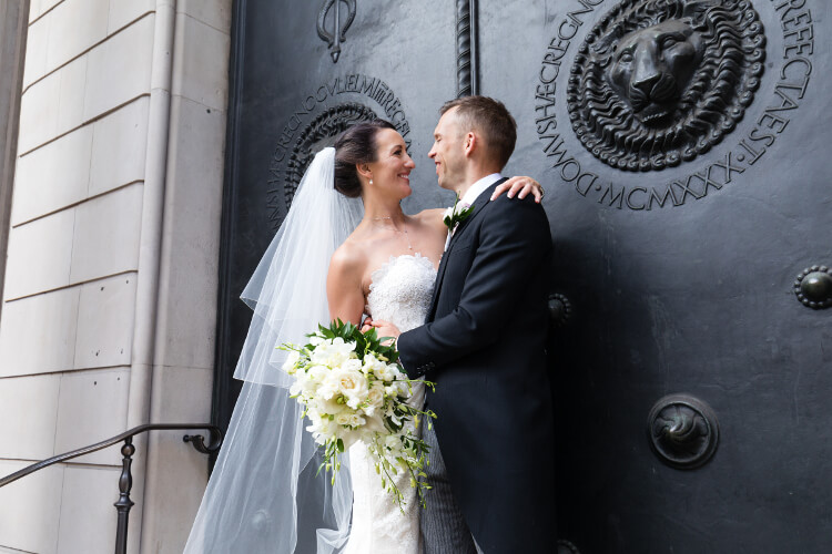 Real Wedding: A Glamorous London Wedding at The Banking Hall