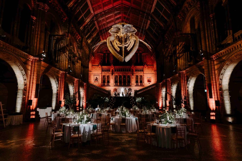 London Wedding Planner Natural History Museum Dinner