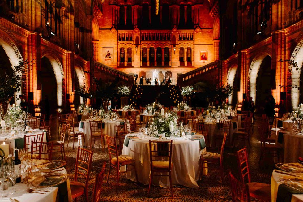 London Wedding Planner Natural History Museum Dinner with String Quartet