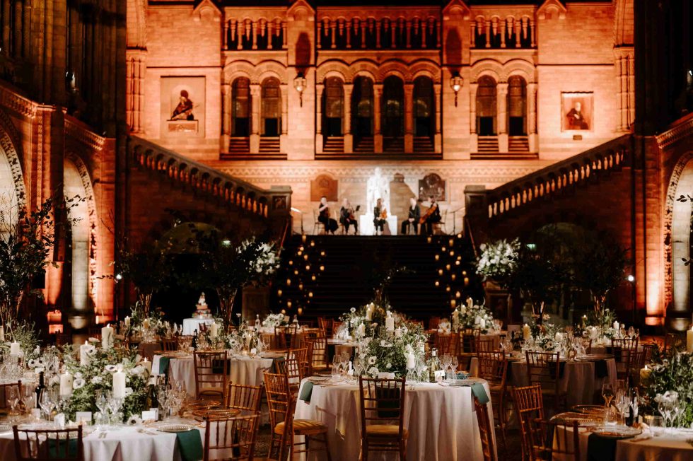 London Wedding Planner Natural History Museum Dinner