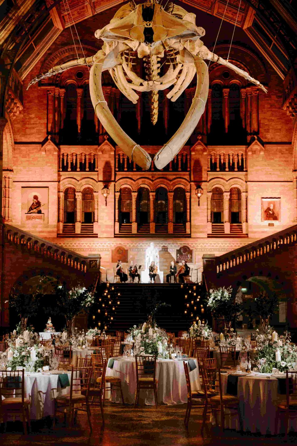 London Wedding Planner Natural History Museum Dinner Decor