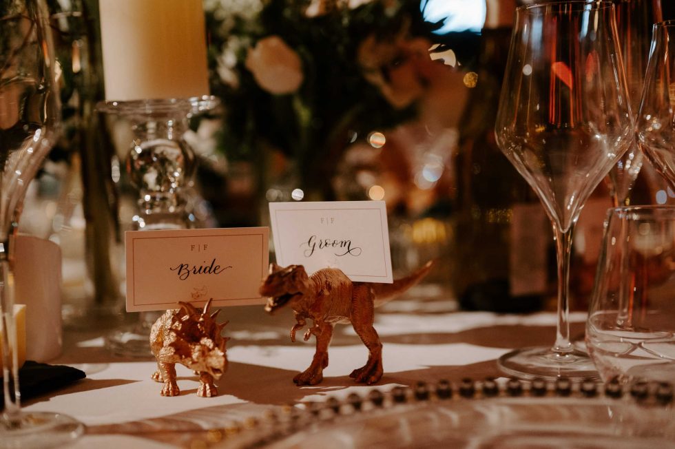 London Wedding Planner Natural History Museum Name Cards