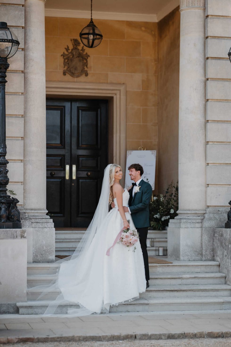 Hedsor House wedding planner bride groom portrait