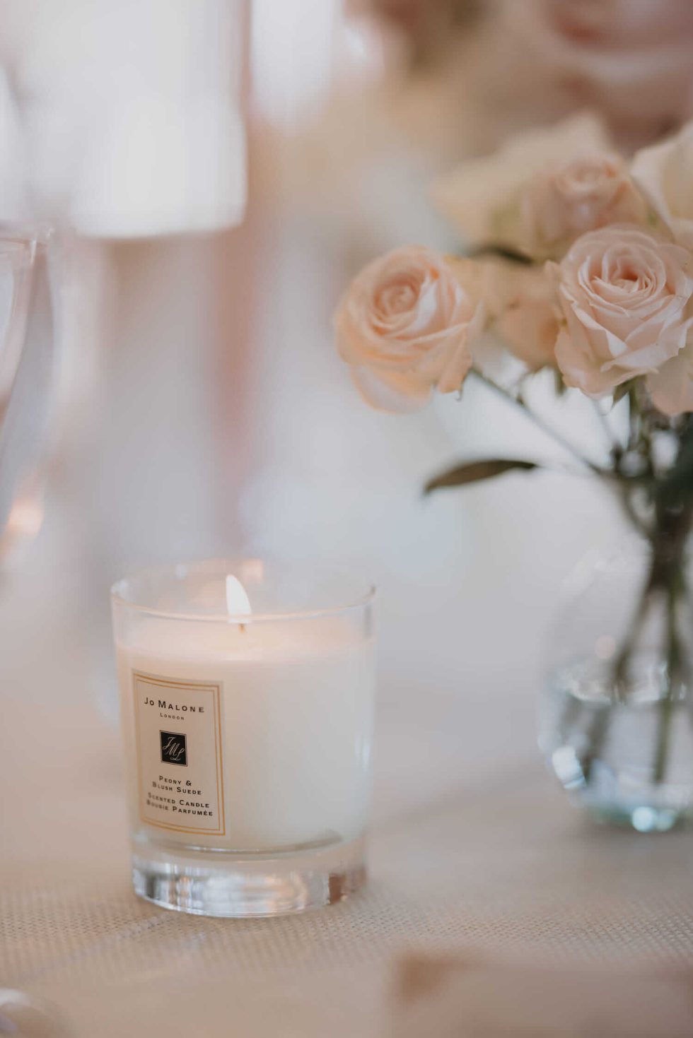 Hedsor House wedding planner candle