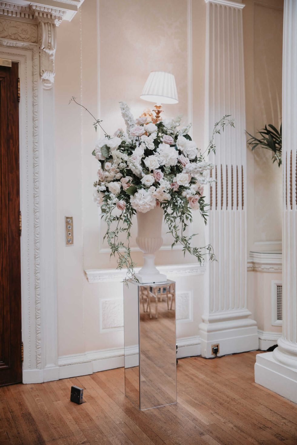 Hedsor House wedding planner flower urn