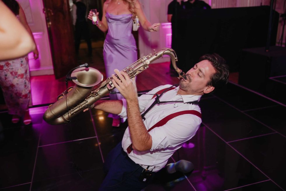 Hedsor House wedding planner Saxaphone
