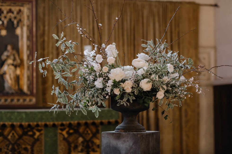 London Wedding Planner Fulham Palace Church Flowers