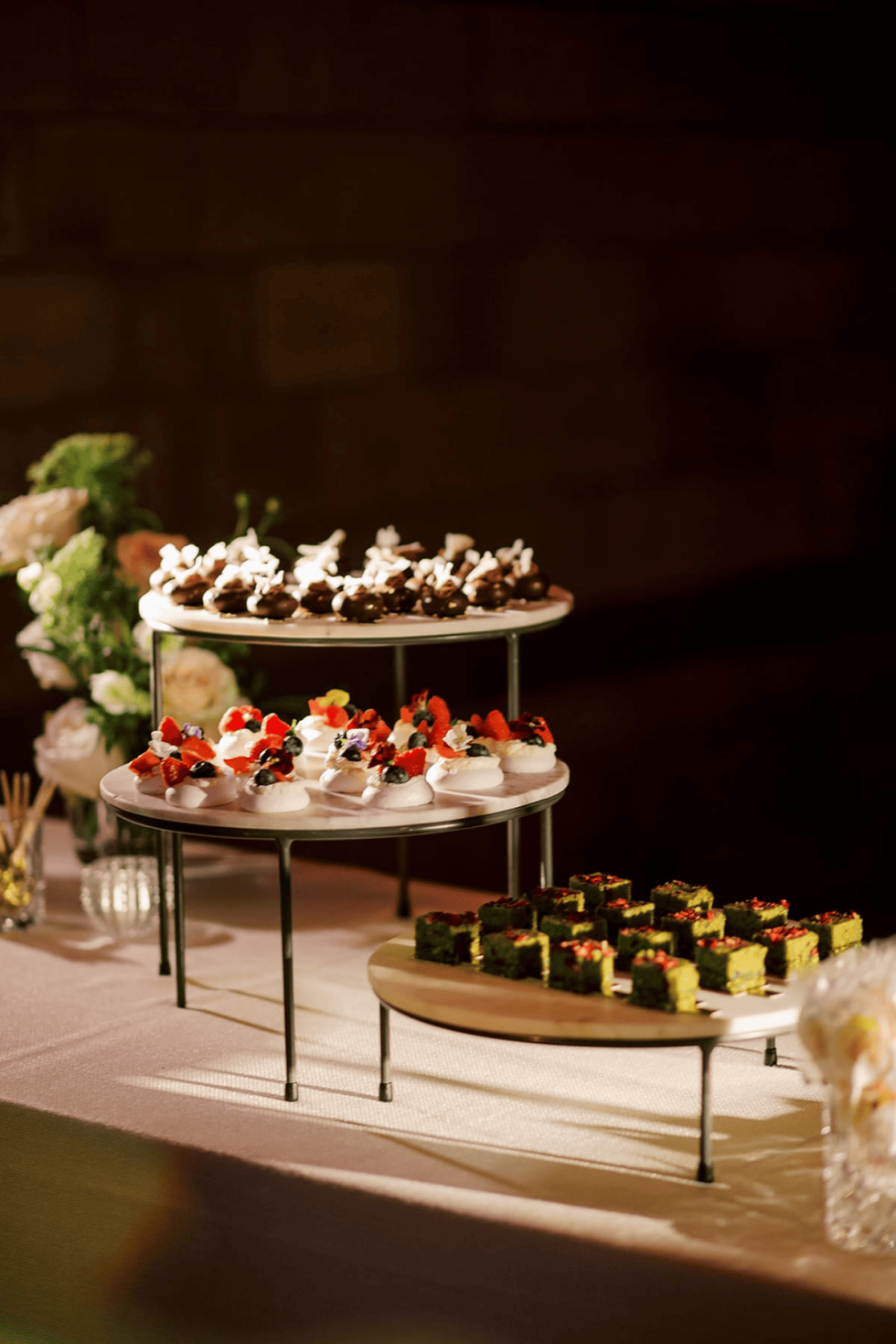 Dessert bar at Natural History Museum, London