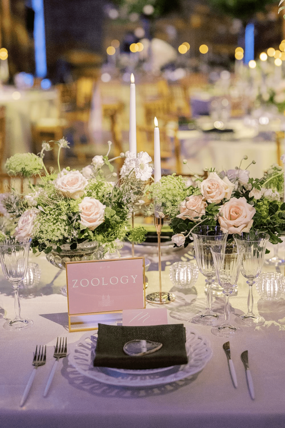 Natural History Museum London Wedding Tablescape