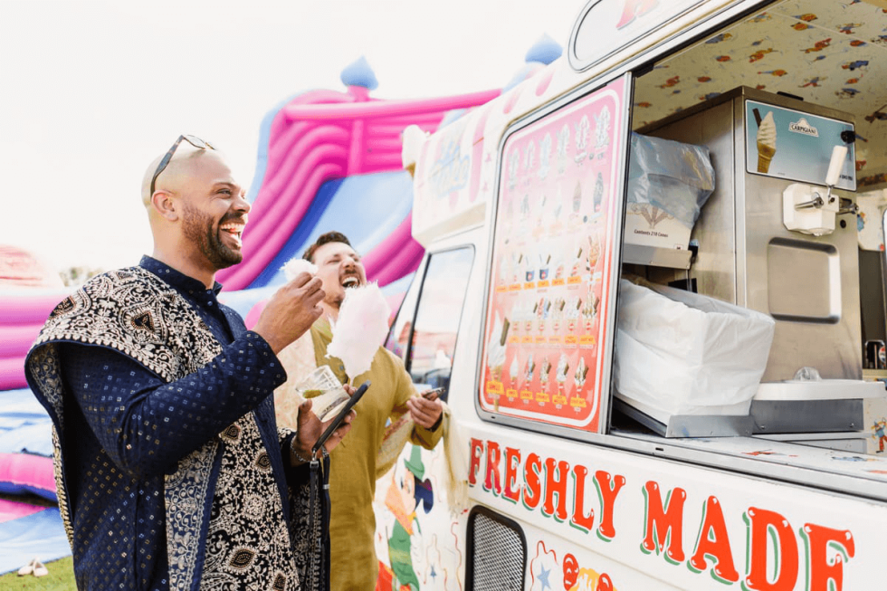 Hampshire Marquee Wedding Planner Ice Cream Van