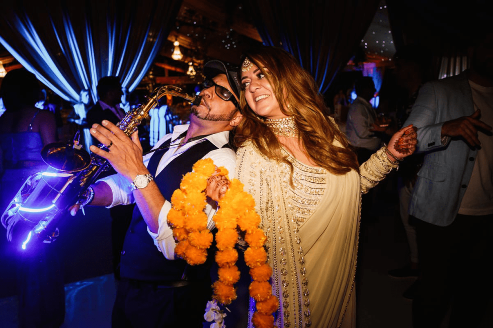 Hampshire Marquee Wedding Planner Saxophone